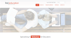 Desktop Screenshot of firsteducation.net