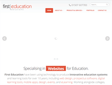 Tablet Screenshot of firsteducation.net
